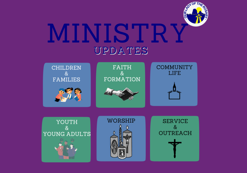 Ministry updates - during LENT