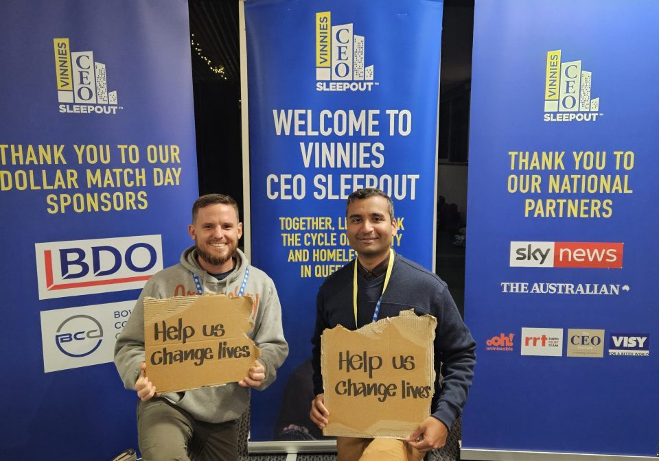 Vinnies CEO Sleepout